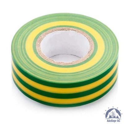 Лента изоляционная ПВХ (Авалон) 15 мм жёлто-зелёная купить в Иркутске