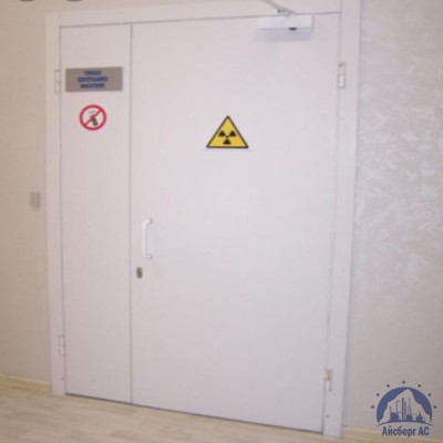 Рентгенозащитная алюминиевая дверь 1070х2080-1 мм купить в Иркутске